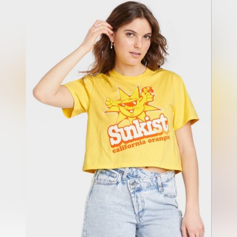 Women's Sunkist Cropped T-shirt